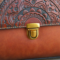 Rustic Elegance Vintage Leather Handbag