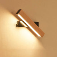 Wooden Wall Light with Modern LED Design for Living Room