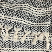 Woven Stripe Turkish Throw Cotton Fringe Lightweight