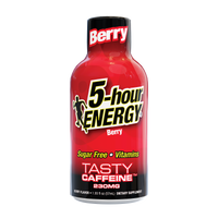 24 Pack 5-hour ENERGY Extra Strength Shots, Berry Flavor Flavor, 1.93 Fl Oz