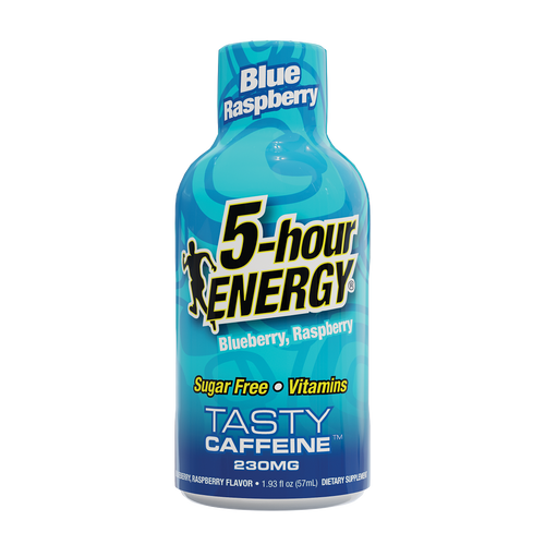 24 Pack 5-hour ENERGY Extra Strength Shots, Blue Raspberry Flavor Flavor, 1.93 Fl Oz