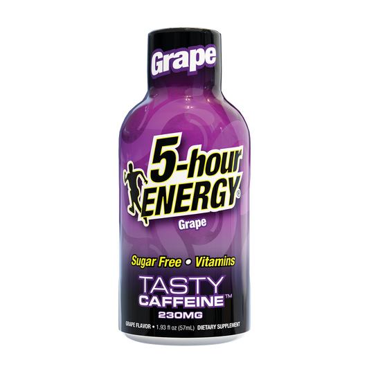 24 Pack 5-hour ENERGY Extra Strength Shots, Grape Flavor Flavor, 1.93 Fl Oz