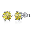 1-2 Carat D Color Moissanite Stud Earrings 925 Sterling Silver Wedding