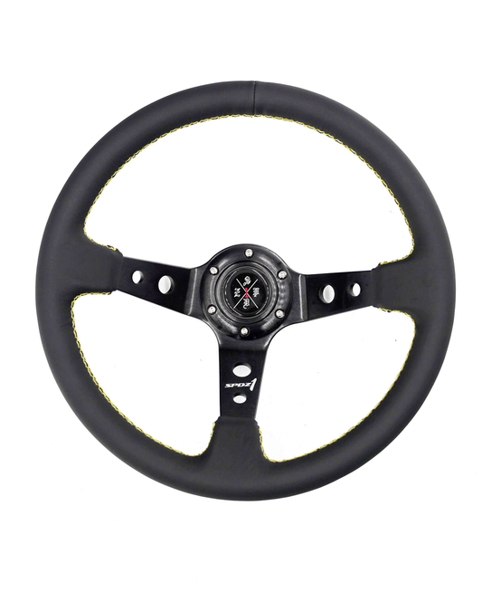 SPDZ1 Yellow Lined Steering Wheel