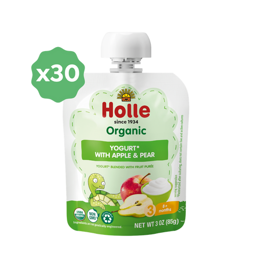 Holle Organic Apple & Pear Yogurt Pouches