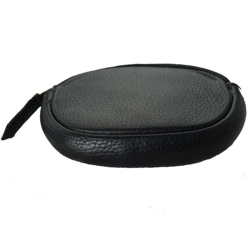 Handmade Leather Coin Purse - Compact & Durable Zipper Pouch