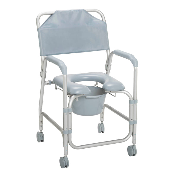 Lightweight Portable Shower Commode Chair with Casters RIO Medical Supplies